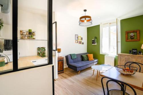 Verde y Terracotta, T2, Centre-ville, Figuerolles