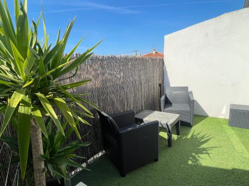 Plage à 400 m Studio tout confort Terrasse Clim Parking