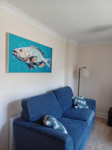 Χώρος καθιστικού στο Ferry Gait Apartments