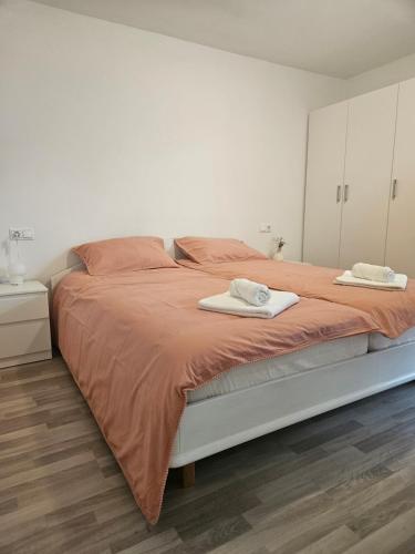 Katil atau katil-katil dalam bilik di House Tereza near Olimje, Podčetrtek