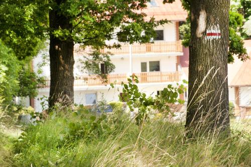 Zahrada ubytování Gorski Widok Karpacz Apartamenty i Pokoje- Salon Kominkowy
