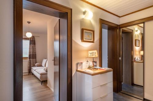 Ένα ή περισσότερα κρεβάτια σε δωμάτιο στο Haus Kexel