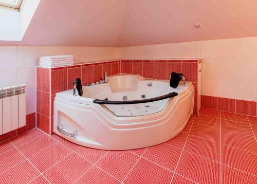 Vannituba majutusasutuses Apartmány Celnice