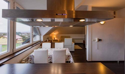Postel nebo postele na pokoji v ubytování Apartmány Celnice