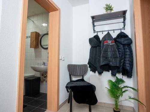 Kylpyhuone majoituspaikassa SR24 - Apartment in Duisburg mit Balkon