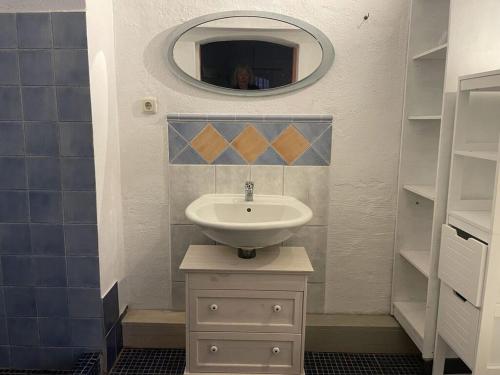 Koupelna v ubytování Studio house on Hof Jumne