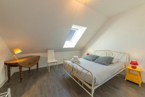 Katil atau katil-katil dalam bilik di Les Oyats - Appartement 1 chambre - Balcon