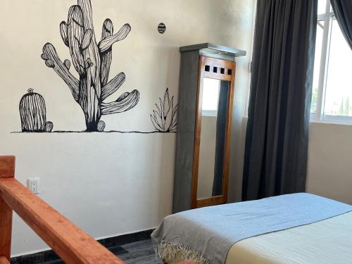 Cama o camas de una habitación en Teoti Querido
