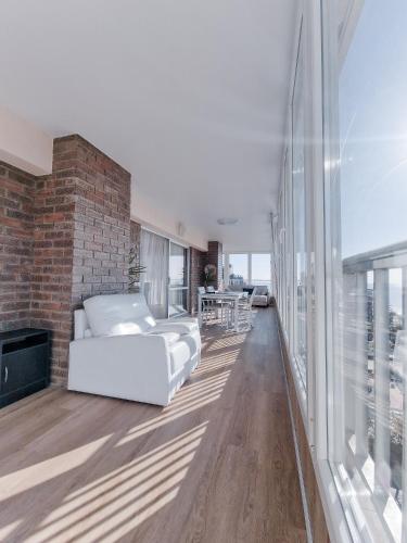 Posteľ alebo postele v izbe v ubytovaní Sea Apartment