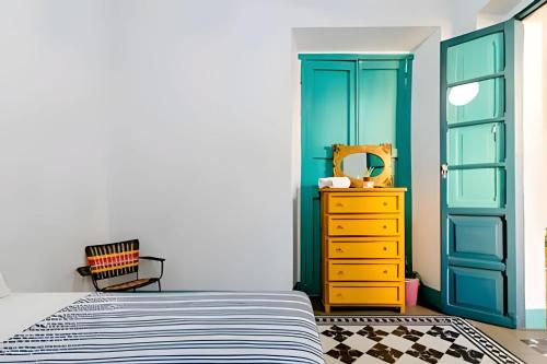 Postel nebo postele na pokoji v ubytování 2.Corazón del centro histórico GDL