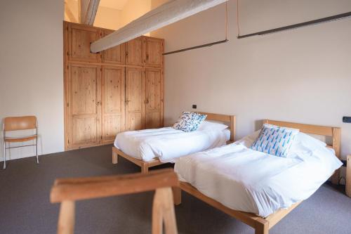 Postel nebo postele na pokoji v ubytování FARM HOUSE