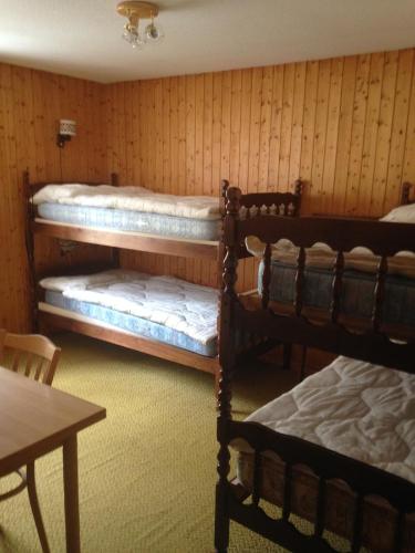 Двухъярусная кровать или двухъярусные кровати в номере Apartment Panorama