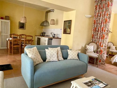 Χώρος καθιστικού στο Villa Velleron - Bed and Breakfast