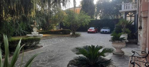 Zahrada ubytování B&B Villa Fiorini