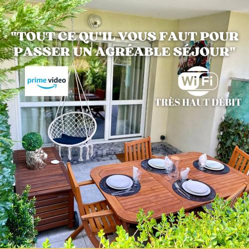 Studio Rénové au calme avec Terrasse Trouville