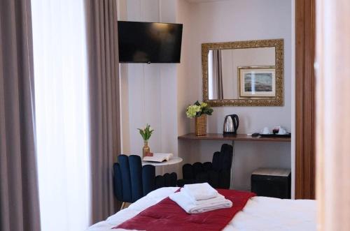 Cama o camas de una habitación en Affittacamere Boncompagni Suite
