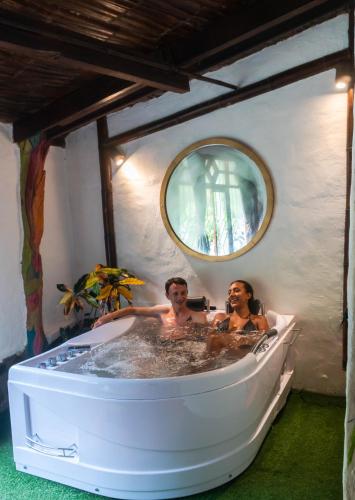 Spa Hosteria Miramelindoの宿泊客