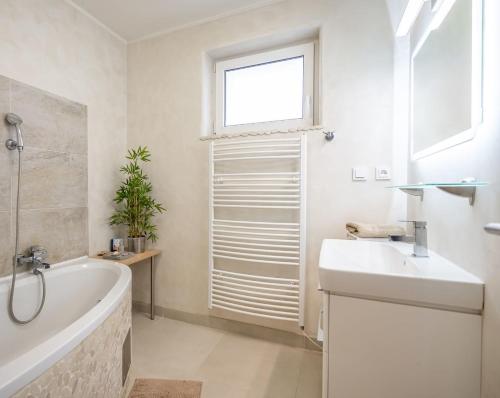 Et badeværelse på Apartmán Vital na Pálavě - ubytování & životní restart