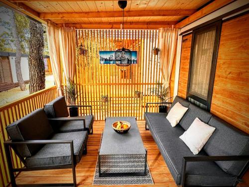 Χώρος καθιστικού στο Mobile home TASHA