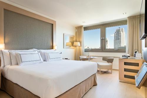 Katil atau katil-katil dalam bilik di Melia Madrid Princesa