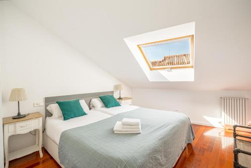 Una cama o camas en una habitación de Céntrico Plaza España - Gran Vía V