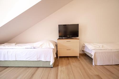 Fatrapark 2 Apartments Houseにあるベッド