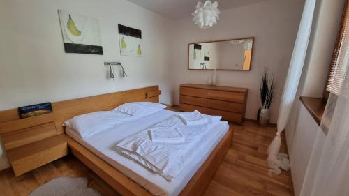Fatrapark 2 Apartments Houseにあるベッド