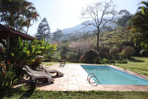 Kolam renang di atau dekat dengan Hotel Fazenda Upã Moña