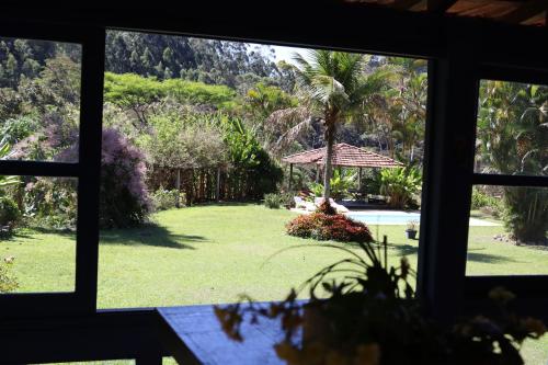 Taman di luar Hotel Fazenda Upã Moña