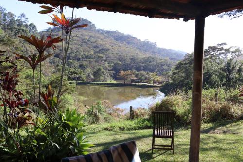 Landskap semula jadi dekat dengan the country house