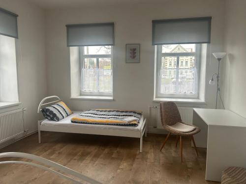 Postel nebo postele na pokoji v ubytování Apartmán Krkovička