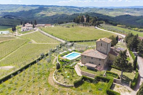 posiadłość w dolinie napa z basenem w obiekcie Villa Conca d'Oro by Mmega w Greve in Chianti
