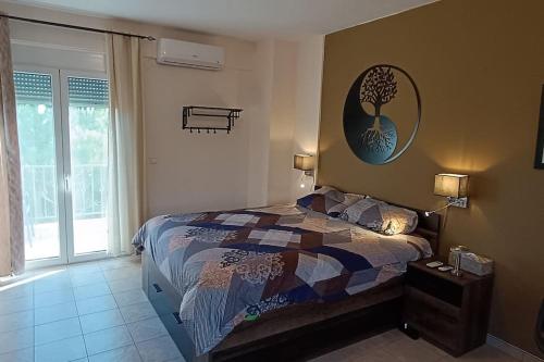 Ένα ή περισσότερα κρεβάτια σε δωμάτιο στο Villa IHOR- Private Pool Villa -Pieria