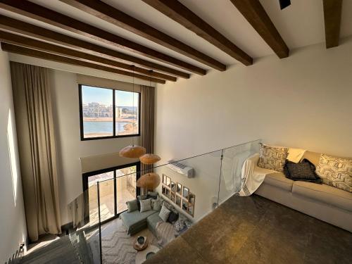 Χώρος καθιστικού στο Charming 3BR Villa/Free Pool & Lagoon Access@Gouna