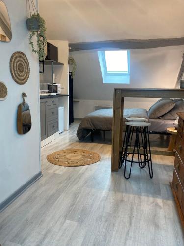 Küche/Küchenzeile in der Unterkunft Appart hôtel Toucy 3