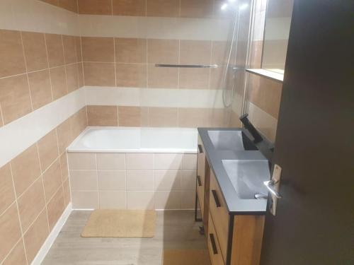 Kupatilo u objektu Duplex de standing