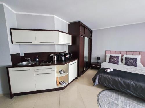 Η κουζίνα ή μικρή κουζίνα στο Ava Relax Apartments