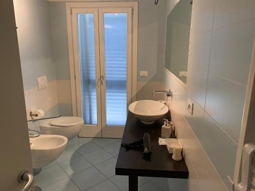 Koupelna v ubytování B&B il giardino dello Yogi