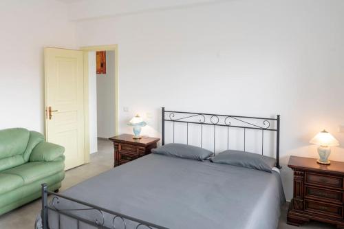 Ένα ή περισσότερα κρεβάτια σε δωμάτιο στο Luxury apartment con vista mare