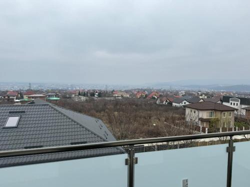 a view of a city from a roof at Ares Residence in Iaşi
