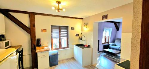 Η κουζίνα ή μικρή κουζίνα στο La casa de Mao, proche d'Europa-park, Rulantica