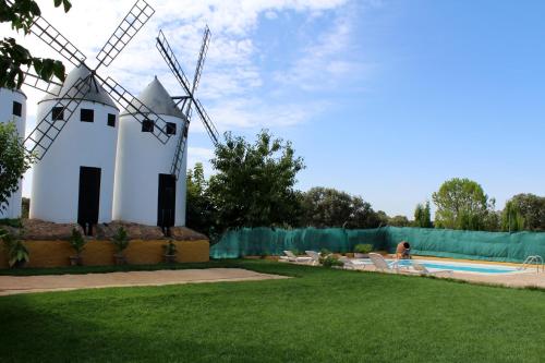 Piscina de la sau aproape de Casas de Madera Los Molinos