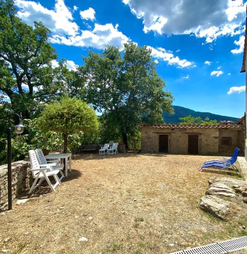 Un paisaje natural cerca of the country house