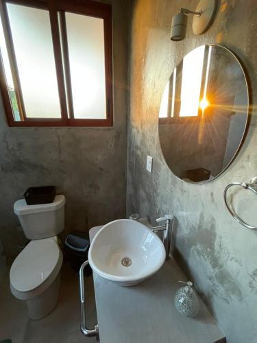 Ένα μπάνιο στο Casa Ninfa
