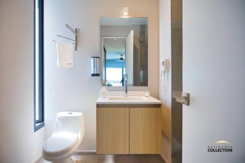 A bathroom at Nuevo Estudio en Aria Ocean 609