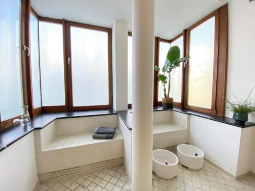 Koupelna v ubytování Hotel Klostergasthof