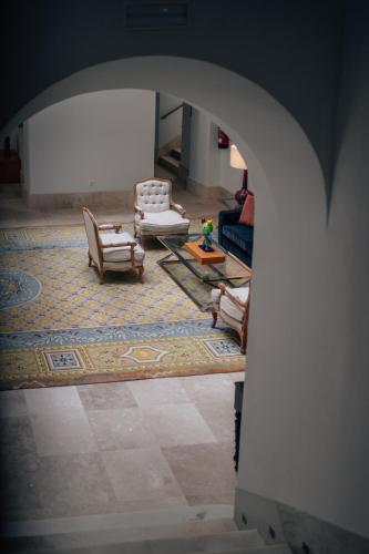 Posezení v ubytování Hotel Boutique Palacio Corredera