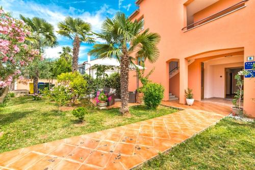 Zahrada ubytování Apartments Cvek