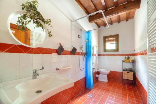 Kúpeľňa v ubytovaní Agriturismo La Capanna