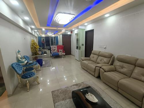 Posezení v ubytování Royal Nest 3BHK Suites